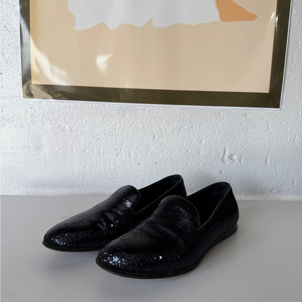 Prada Sequin Loafers